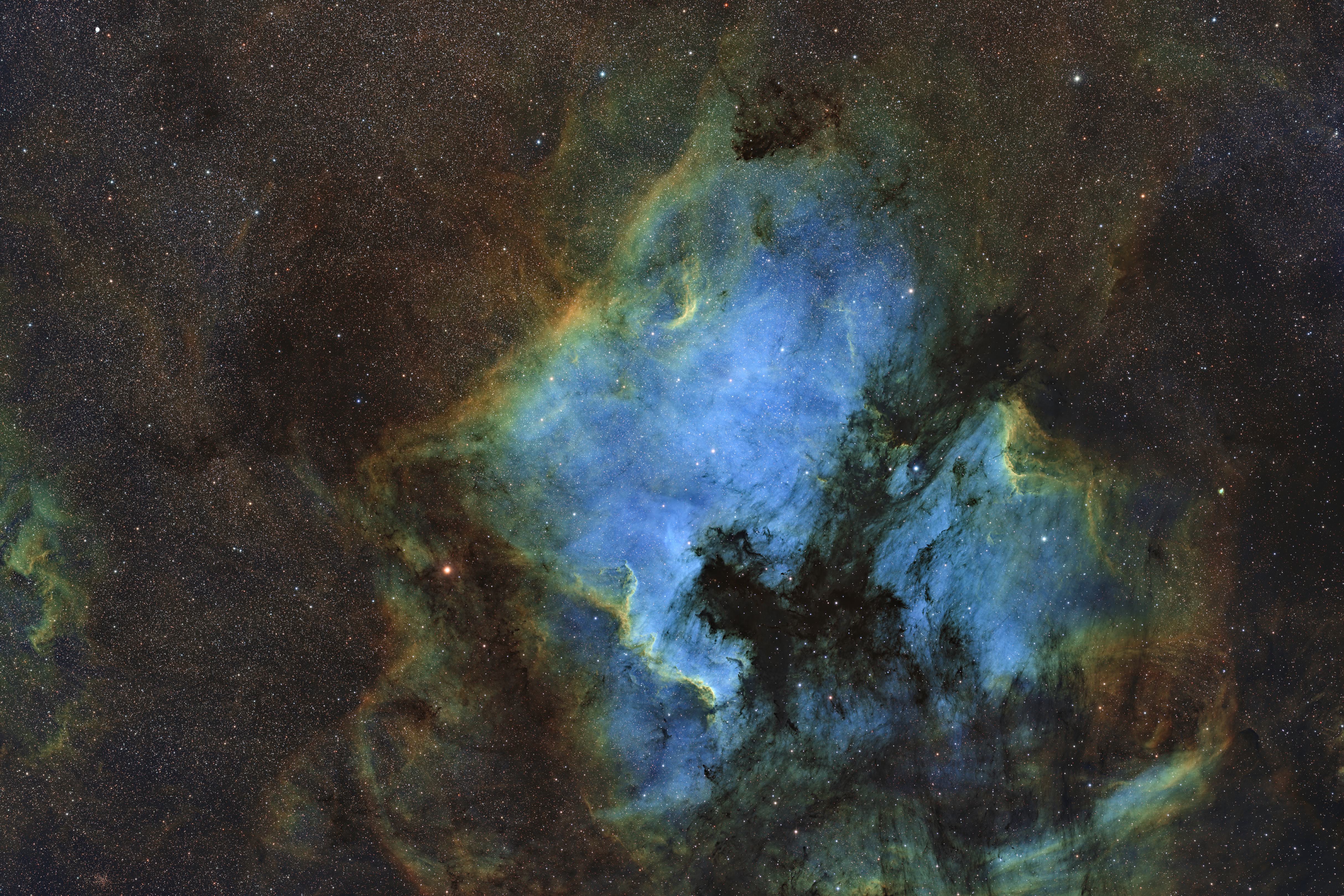 (Alternative Text) NGC 7000 - North America Nebula